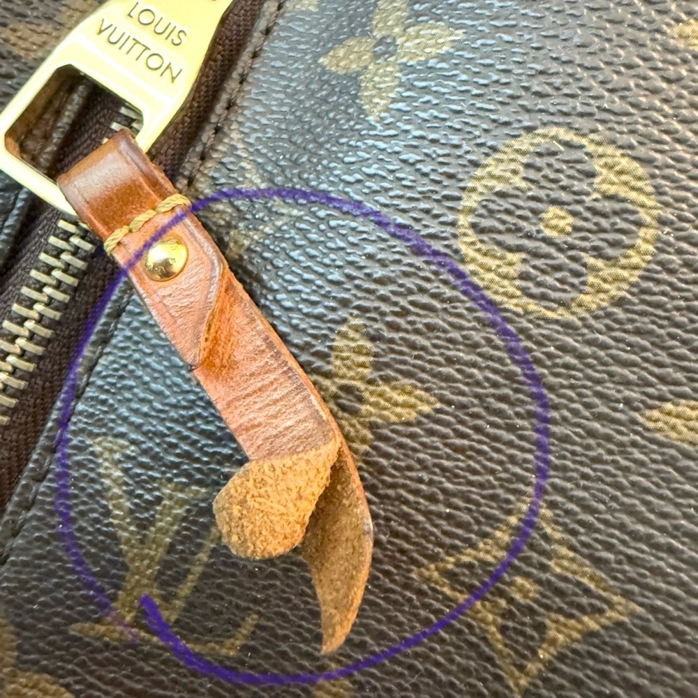 Authentic Louis Vuitton Brown Monogram Shoulder Bag - Picture 13 of 16